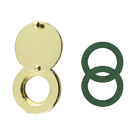 YHXiXi Metal Peer Cover Peer Hole Covers for Door, Home Security Peer Protector Us House, Family (Gold) Cover