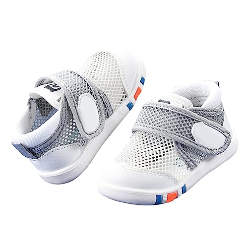 Generic Toddler Kids Cute Non Slip Sneakers Baby Boys Girls Barefoot Summer Walking Shoes Tennis Shoes Mesh Lightweight