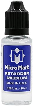 Micro-Mark Retarder, 20 ml - Master Your Acrylics Paint Retarder Extends Working Time for Perfect Blends, Layers, and Textures