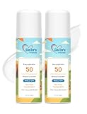 Mineralischer Sonnenschutz SPF 50 Roll-On Reef Reef Gesicht und Körper Reisegröße Natur Geschenk Sommer Breitspektrum Sonnenschutz 2 Stück