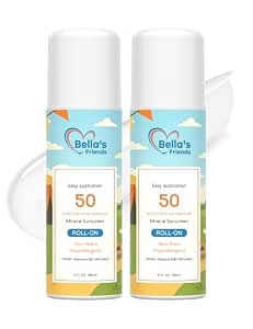 Kids Mineral Sunscreen SPF 50 Roll-On, Reef Safe, 2 Pack