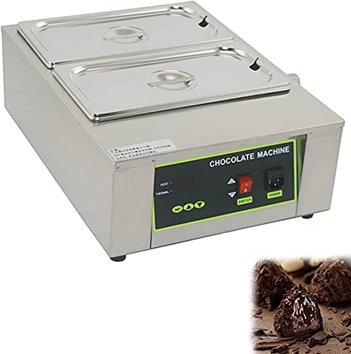 Horno Fundidor de Chocolate 1000W con 2 Tanques y Control 0-95°C miniatura 1