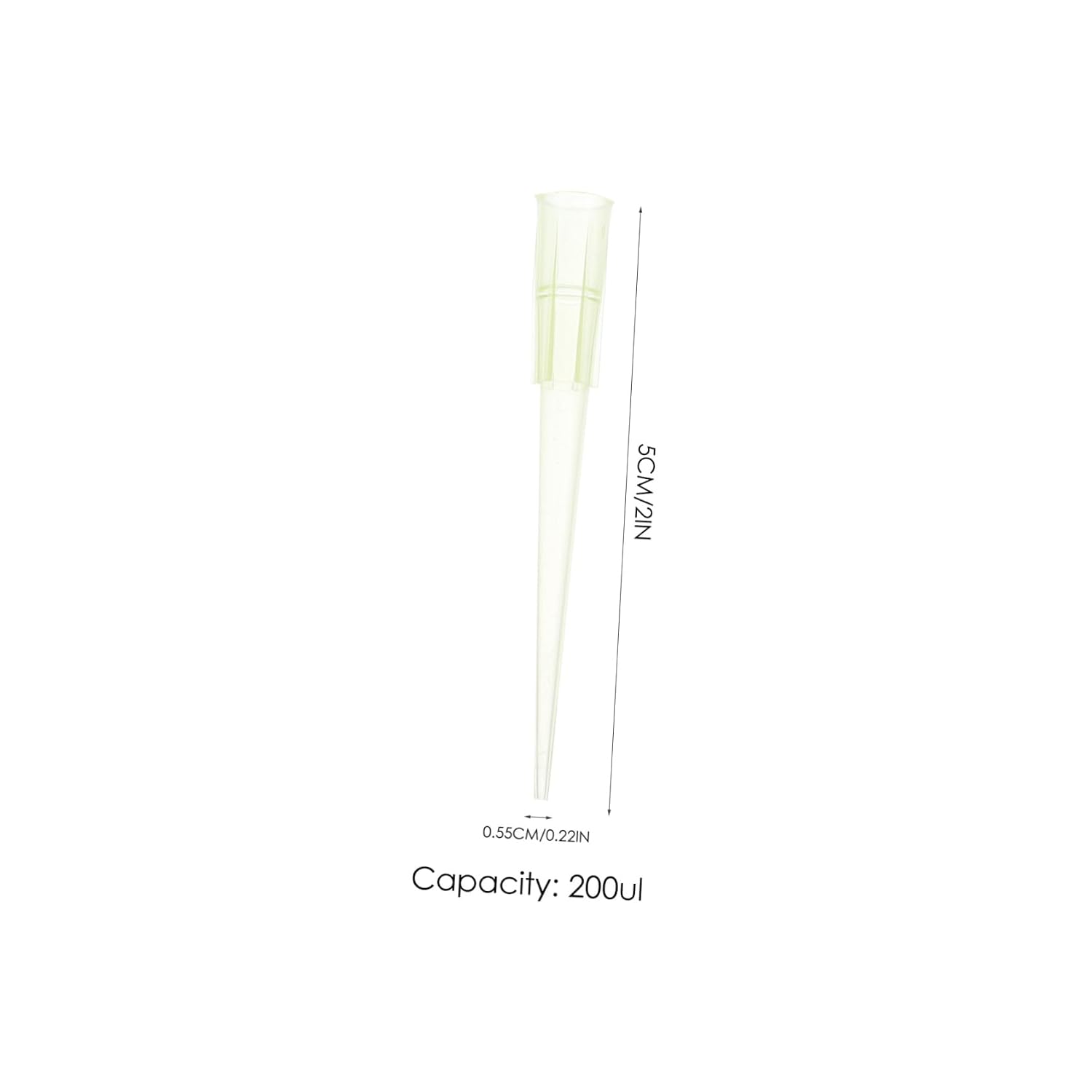 1000pcs Liquid Pipette Tips Compatibility Transparent Yellow for Laboratory and DIY Experiments Plastic Nozzle for Safe Liquid Transfer