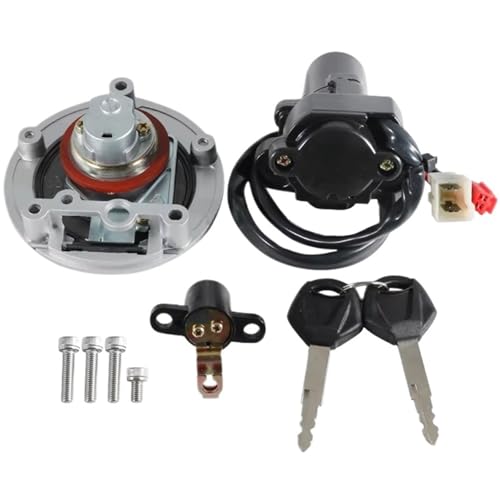 Bouchon réservoir carburant et interrupteur d'allumage FZ1000 kit verrouillage clé moto FZ1