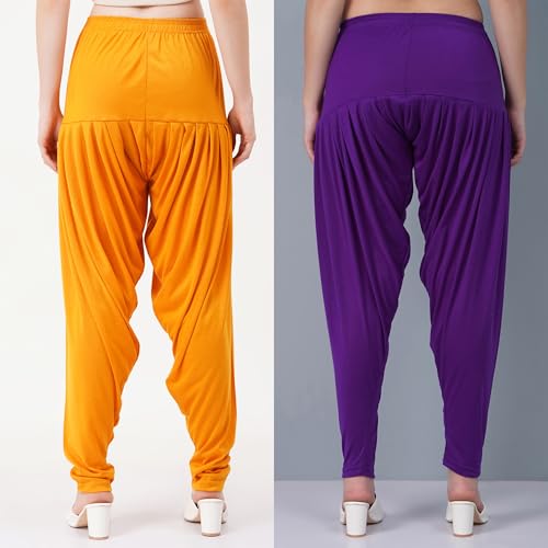 Image of Buy That Trendz Patiala Salwar for Women Relaxed Fit Viscose Patiyala Salwar Harem Bottom Pants