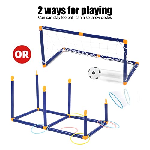 Mini rede de meta de futebol, bola de futebol de piso resistente ao desgaste para interiores