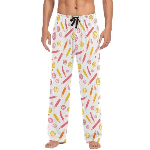 Pantalon de pyjama en spirale pour homme idéal pour vos moments de détente à la maison