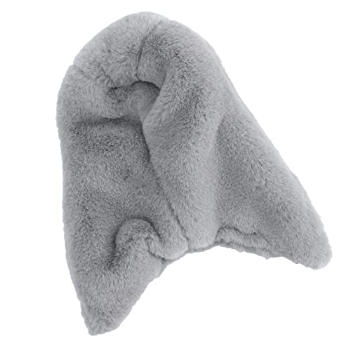 POPETPOP de Loro Warm Blanket nidos de pajaros Cobertor para Jaula de pájaros Nido para pájaros Cerdo Caliente de Loro casa de Loros mantón para Dormir pájaro Felpa Light Grey