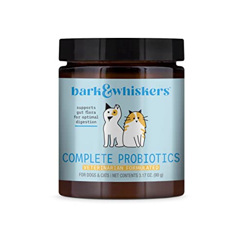 Dr. Mercola, Bark & Whiskers, Complete Probiotics, for Cats and Dogs, 3.17 oz (90 g), Supports Immune Function, Digestive Support, Non GMO, Soy Free, Gluten Free