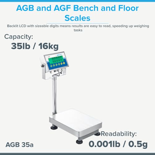 Báscula Adam Equipment AGB 35a Capacidad 35lb / 16kg miniatura 2