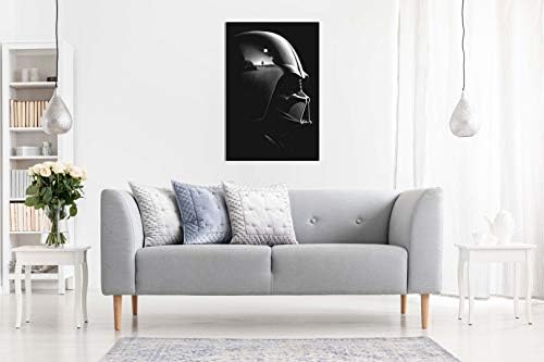 Darth Vader Star Wars Canvas Wall Art Picture Print (18x12in), Living Room