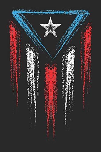 Puerto Rico Flag Journal: Boricua Flag 6x9 In 120 Pages Blank Lined Notebook