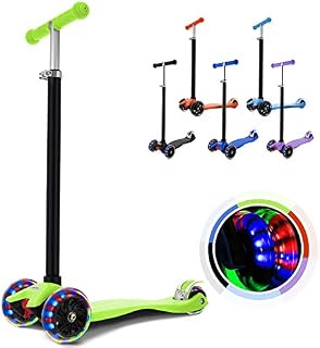 WeSkate Kick Scooter for Kids 3 Wheels, Adjustable Height Kids Scooter for Boys