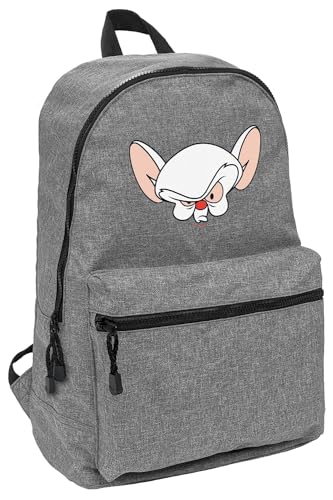 LOGOVISION Pinky and The Brain Brain Head Lightweight Backpack for Work School Daily Use Packable for Travel