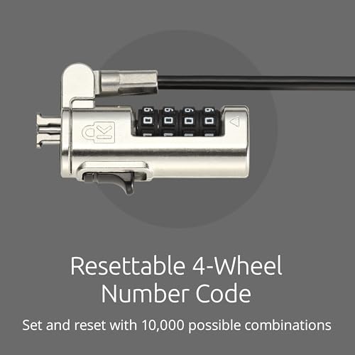 Kensington Combination Laptop Lock for Nano Size Security Slot, Resettable 4-Digit Combination Lock (K60214WW) by Kensington - Image 5