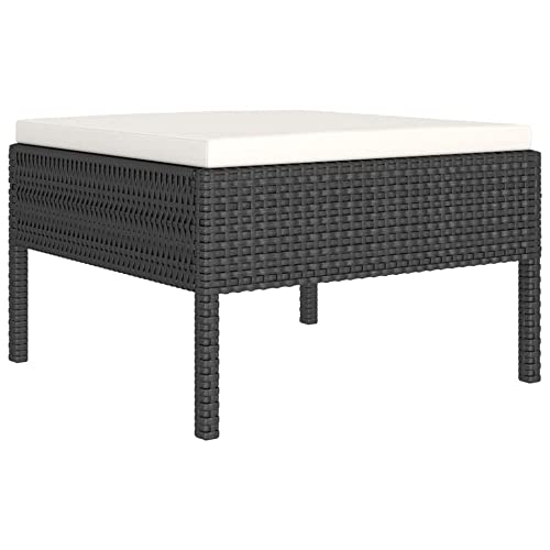 Baciihaw Upgrade Your Outdoor Space 5Pc Patio Lounge Set - Weather Resistant Rattan Sofa Comfy Cushions Coffee & Side Tables - Perfect For Garden Lounges #TOP6