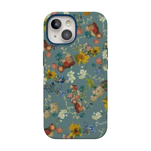 Casely iPhone 15 Case | Van Gogh | Vincent's Flowers | Bold Protective Design | Compatible with MagSafe