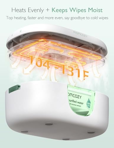 Momcozy Baby Wipe Warmer, Innovative Spring Design,Large Capacity Dispenser — view 2