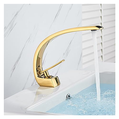 Robinet de salle de bain nickel brossé mitigeur eau chaude froide robinet évier sur pont - 4