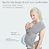 Baby Wraps Carrier Sling, Baby Carrier for Newborns and Toddlers,Skin-Friendly and Soft Front BabyCarrier Wrap Perfect Newborn Gifts (Light Grey, Cotton)