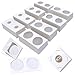 400PCS Cardboard Coin Holder Flips 2x2 Coin Flip Cardboard Coin Holder Flips Holder Mega Assortment 2 x 2 Inch for Coin Collection Supplies (8 Sizes)