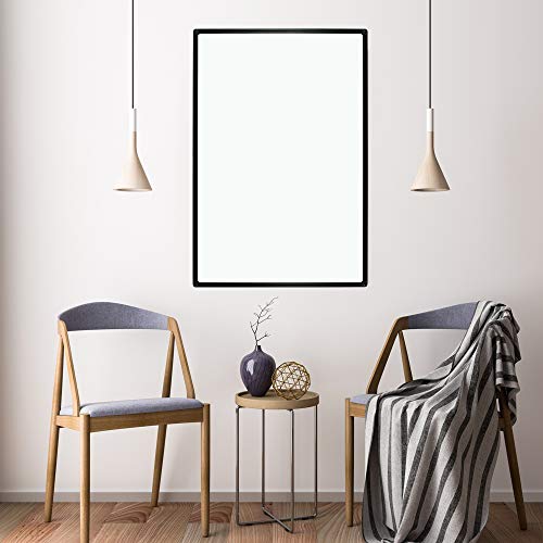 Jiloffice Magnetic Whiteboard/White Board, Dry Erase Board 36 X 24 Inch, Black Aluminum Frame Wall Mounted Board For Office Home And School #TOP5