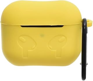 جراب حماية سيليكون لسماعات ايربودز من جي باور يحتوي على حواف أمنة بتصميم بسيط وسهل التركيب 3 - لون أصفر