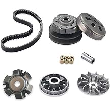 Gy6 150cc clutch set,include clutch Assembly and Variator Assembly with 743 belt, fit for GY6 125cc And 150cc 4-Stroke Engine Scooter ATV Taotao