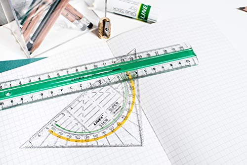 Équerre géométrique Linex s2616 en SAN haute précision pour traçage technique