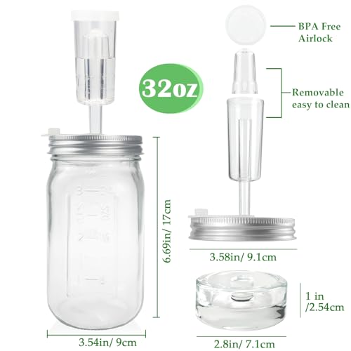 32 oz Mason Jar Fermentation Kit