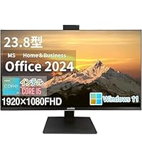 Amazon.co.jp: 【MS Office H&B 2024】wajun 狭額縁一体型PC XS24D