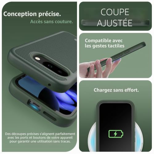Coque Pixel 9a TUDIA fine et robuste pour vos activités extérieures - 5