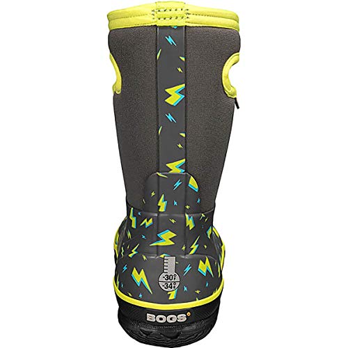 Image of Bogs Kids Classic Flower Stripes Winter Snow Boot
