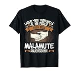 Malamute Cadeau Femme Homme Husky Propriétaire de Chiens T-Shirt