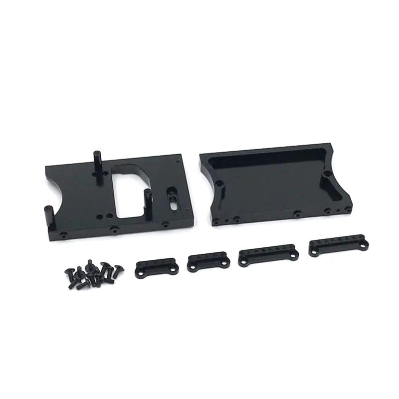 Soporte Montaje Servo Amortiguador Haz para Asiento Metal para Coche Trepador Control Remoto 1/12 Camión para Buggy RC Piezas Actualización Accesorio Modelos RC