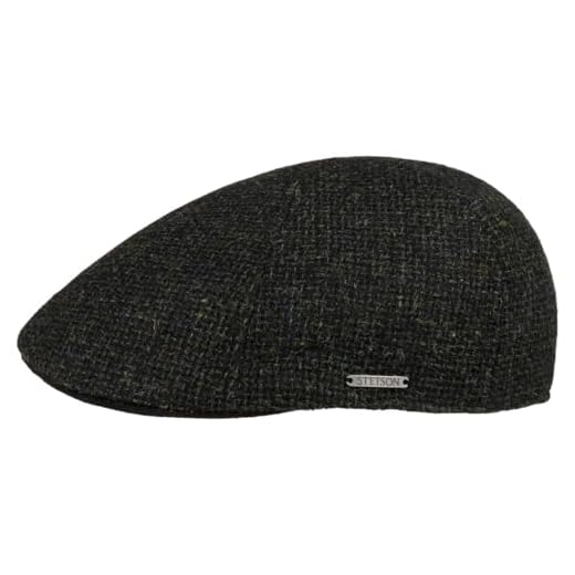 Stetson Texas Wool Flat Cap Olive XXL (62-63 cm)