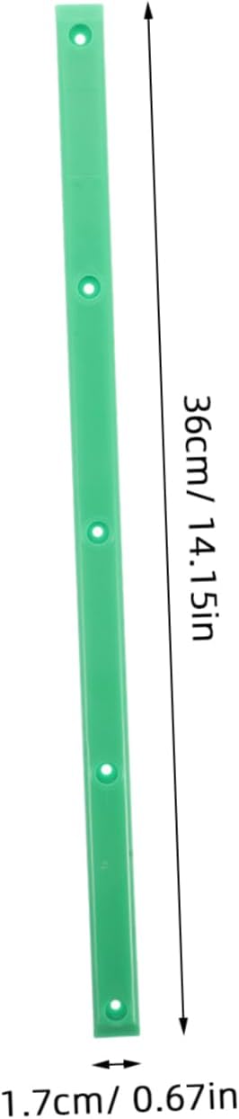 Green Skateboard Rail Guards 2pcs Dual Durable Protective Strips