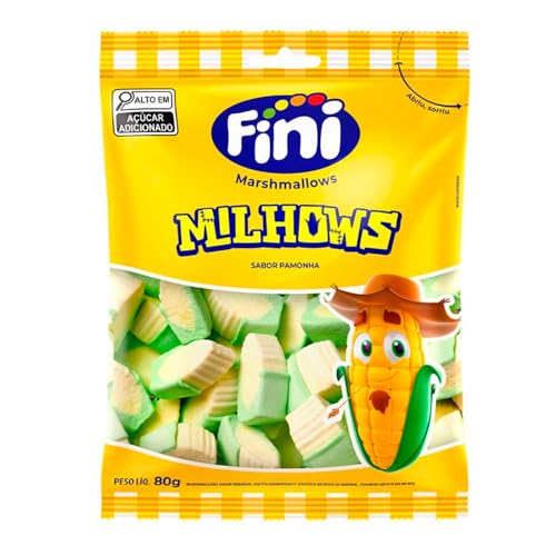 Bala Fini Marshmallows Milhows 80G