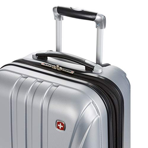 Swissgear 7585 Hardside Expandable Luggage With Spinner Wheels, Silver, Carry-On 19-Inch #TOP7