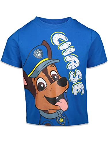 Paw Patrol Chase Marshall Rubble Toddler Boys 4 Pack Graphic T-Shirts Multicolor 4T #TOP2