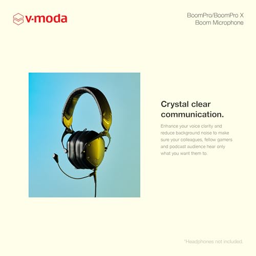 V-MODA BoomPro Microphone for Gaming & Communication - Black by V-Moda - Image 4