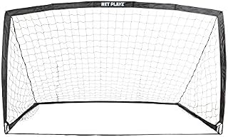 Net Playz Simple Playz Small Soccer Goal (ODS-3080) 5mins Setup, Fiberglass Indestructible Frame