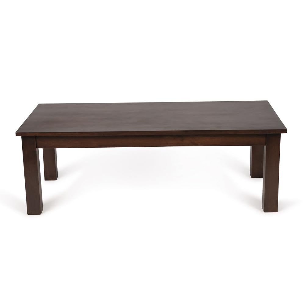 BOX FURNITURE Mesa de Centro Aiko 120x60x40cm en Madera Acabado Color wengué