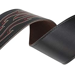 WARRIO Bretelles pour Hommes Sangle de Guitare Cuir Deluxe en Cuir Souple Guitare Longueur du Bracelet réglable Mens… - Les Beatles, Paul McCartney, John Lennon, RIngo Starr, George Harrison WARRIO Bretelles pour Hommes Sangle de Guitare Cuir Deluxe en Cuir Souple Guitare Longueur du Bracelet réglable Mens… – Image 2