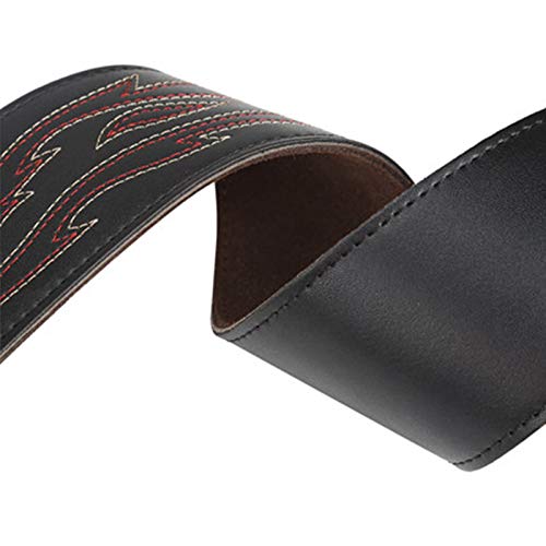 WARRIO Bretelles pour Hommes Sangle de Guitare Cuir Deluxe en Cuir Souple Guitare Longueur du Bracelet réglable Mens… - Les Beatles, Paul McCartney, John Lennon, RIngo Starr, George Harrison WARRIO Bretelles pour Hommes Sangle de Guitare Cuir Deluxe en Cuir Souple Guitare Longueur du Bracelet réglable Mens… – Image 3