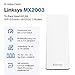 Linksys Atlas 6 Mesh-WiFi 6-System – Dual-Band AX3000 WLAN Router Extender mit 4-mal höherer Geschwindigkeit bis zu 3,0 Gbit/s – mehr als 75 Geräte und 558 m² Funkabdeckung – 3er-Pack, Weiß