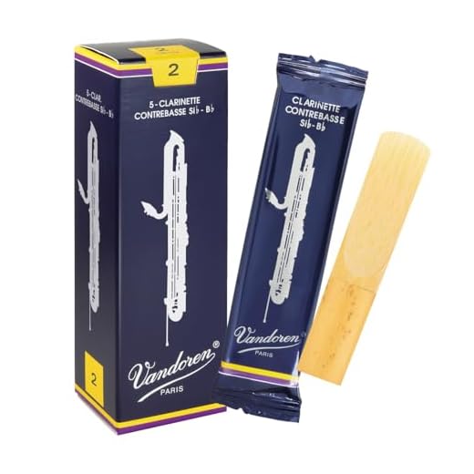 Vandoren CR152 - Caja de 5 cañas tradicional para clarinete contrabajo