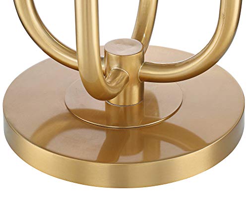 Possini Euro Design Mid Century Modern Glam Style Lamp Floor Standing Tree 4-Light Led Dimmable 68.5" Tall Warm Gold Glass Globe Shade Decor For Living Room Reading House Bedroom Home Office #TOP4