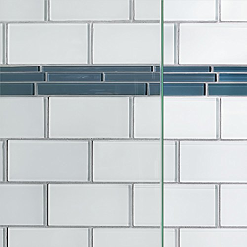 Basco Classic Semi-Frameless Sliding Tub Door, Fits 56-60 inch opening, Clear Glass, Oil Rubbed Bronze Finish by BASCO - Image 3
