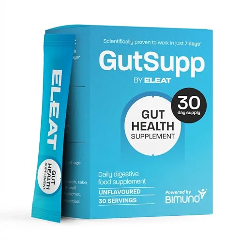 GutSupp Prebiotic Fibre Supplement for Gut Health (Formerly Bimuno) | High-Fibre Tasteless Soluble Powder | Supports Digestive Function | Suitable for Women & Men | 30-Day Supply